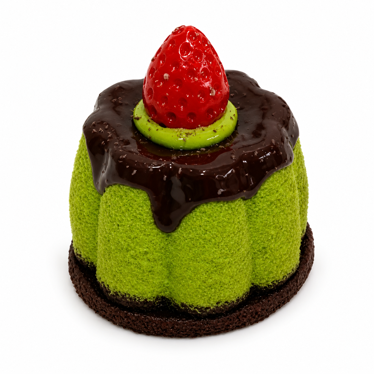 Cute Matcha Strawberry Cake Squishy Toy | Moodie Squish Stress Relief Toy