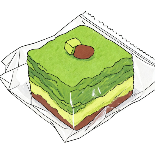 Cute Matcha Layer Cake Squishy Toy | Moodie Squish Stress Relief Toy