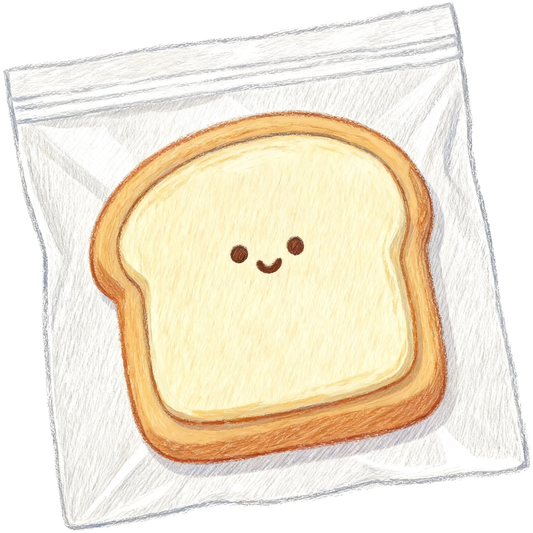 Cute Toast Squishy Toy | Moodie Squish Stress Relief Toy